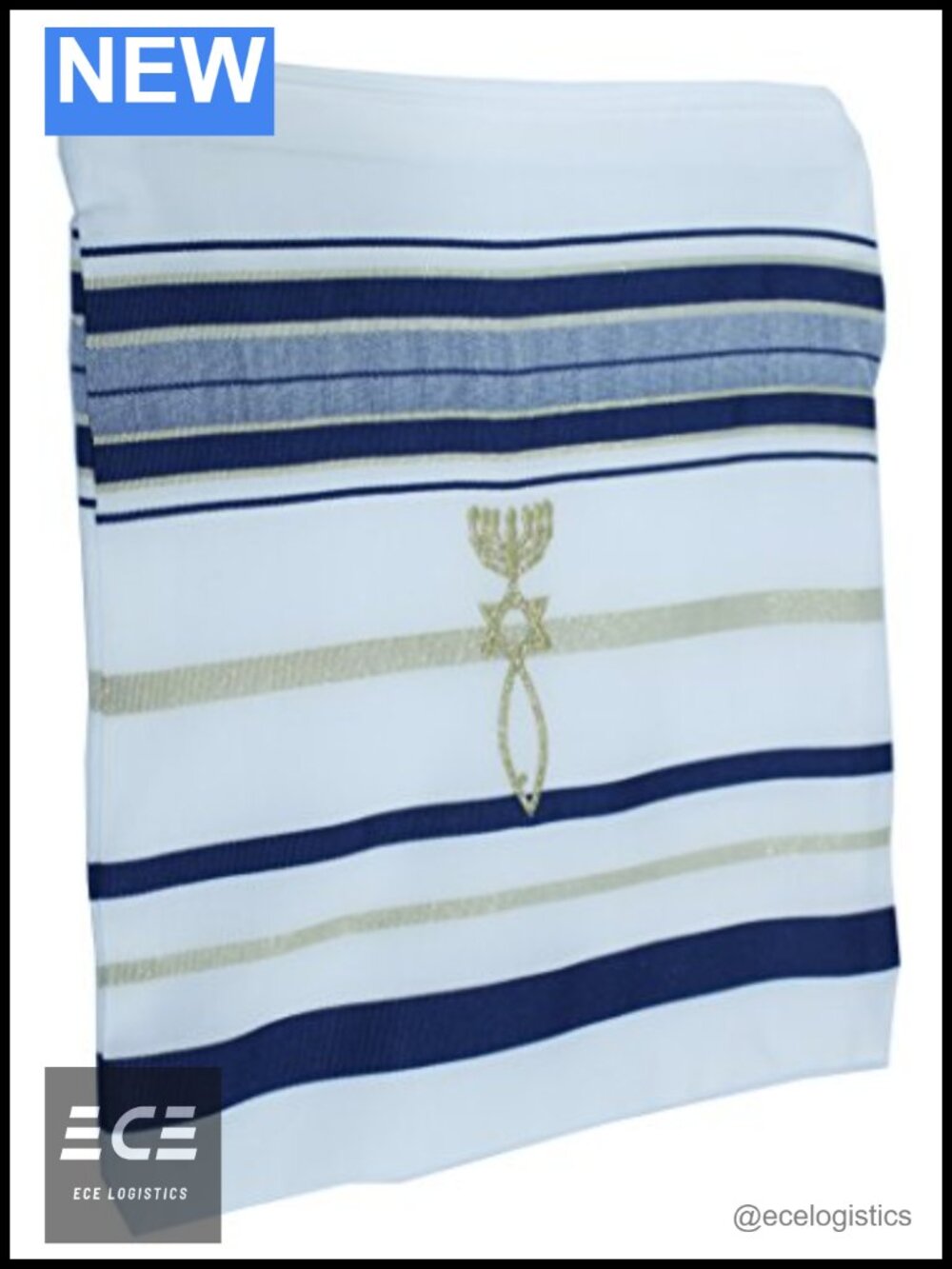 Messianic Jewish Prayer Shawl Tallit Acrylic Religious Wrap